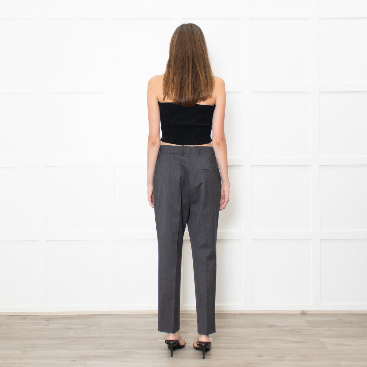 Akris Grey Wool Trousers