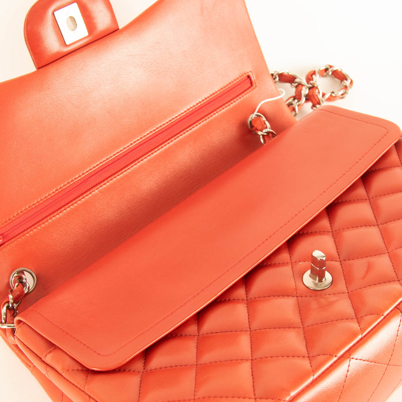Chanel Classic Jumbo Double Flap in Red Lambskin Leather