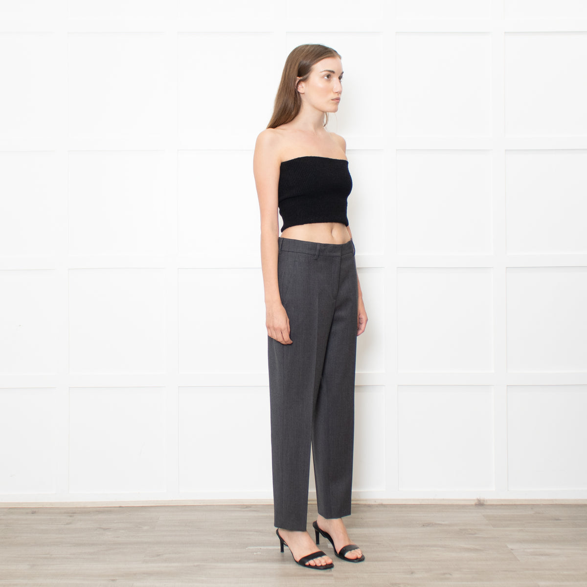 Akris Grey Wool Trousers