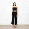 Theory Black Knitted Petite Wide Leg Trousers