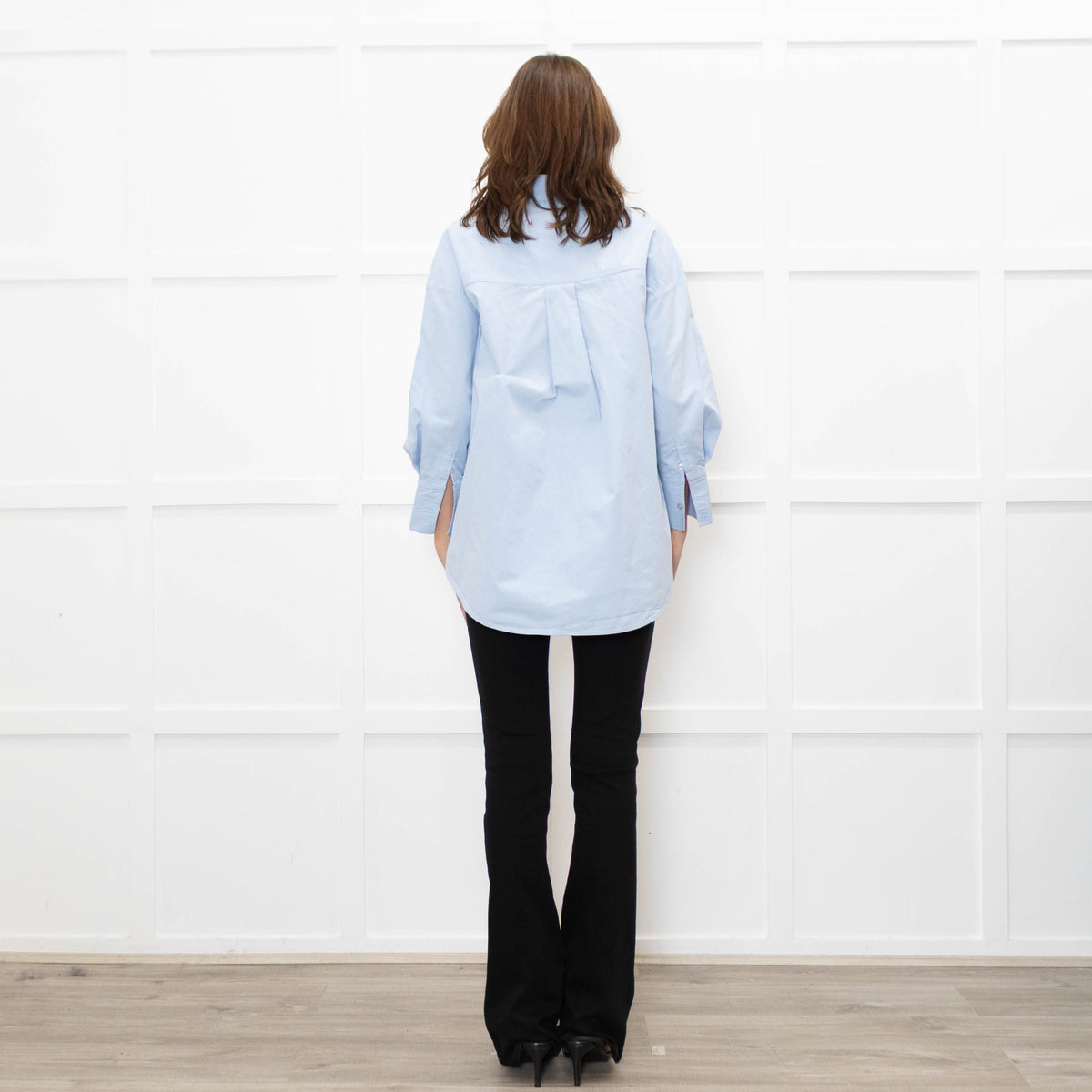 Anine Bing Pale Blue 3/4 Length Sleeve Shirt