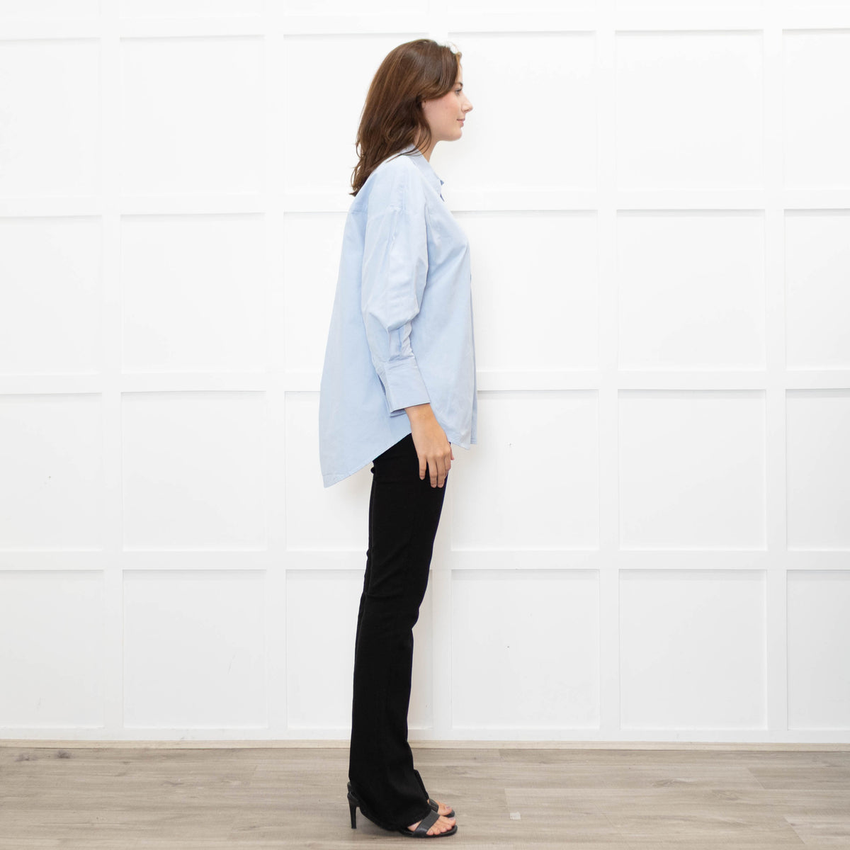 Anine Bing Pale Blue 3/4 Length Sleeve Shirt