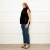 Chervo Black Ivince 999 Faux Fur Quilted Reversible Gilet