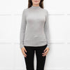 Frame Grey Thin Rib Turtleneck