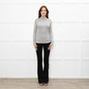 Frame Grey Thin Rib Turtleneck