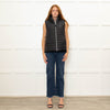 Chervo Black Ivince 999 Faux Fur Quilted Reversible Gilet