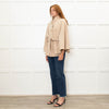 Jimmi Hourihan Beige Wool & Cashmere Mix Cape
