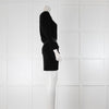 The Kooples Stretchknit Leather Waist Dress