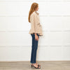 Jimmi Hourihan Beige Wool & Cashmere Mix Cape