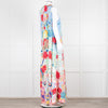 Camilla Blue Red Floral Diamante Halter Neck Jumpsuit