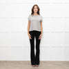 Agolde Washed Grey Round Neck Tshirt