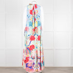 Camilla Blue Red Floral Diamante Halter Neck Jumpsuit