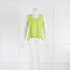 Moschino Cheap and Chic Green Knitted Tank Top