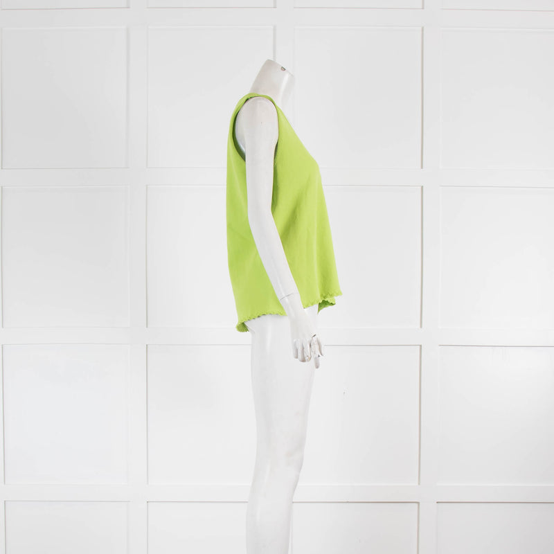 Moschino Cheap and Chic Green Knitted Tank Top