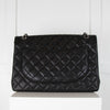 Chanel Black Caviar Single Flap Maxi Bag