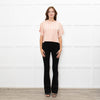 Me + Em Coral Check Textured Top