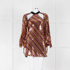 Rixo Yellow and Pink Sequin Harriet Mini Dress