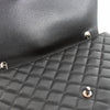 Chanel Black Caviar Single Flap Maxi Bag