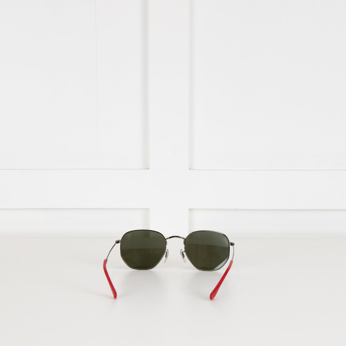 Ray-Ban Ferrari Black Round Hexagonal Frame Sunglasses