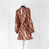 Rixo Yellow and Pink Sequin Harriet Mini Dress