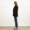 Roland Mouret Pink And Black Pinstripe Blazer