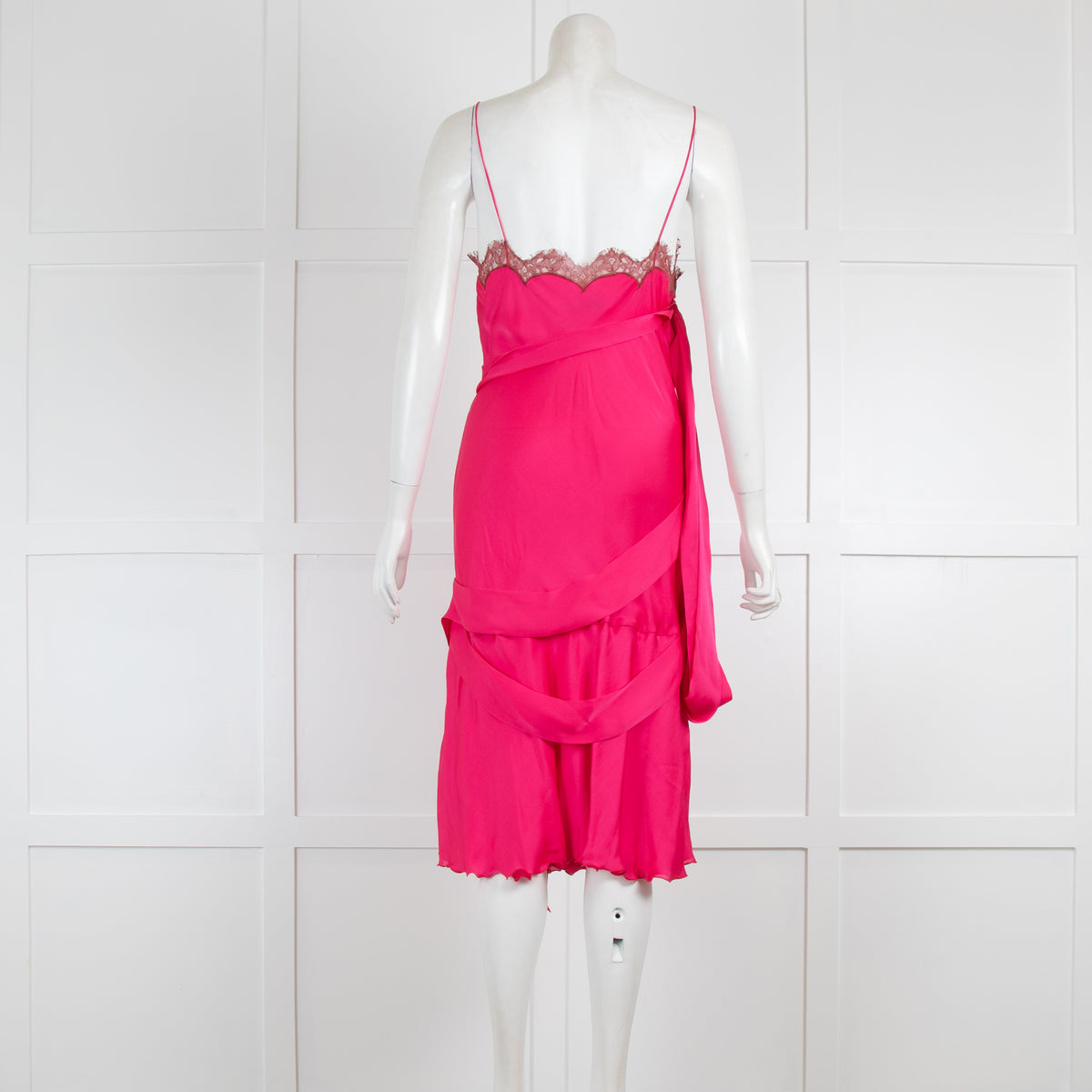 Viktor & Rolf Pink Asymmetric Camisole Dress