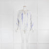Rails White Purple Tie Dye Long Sleeve Top