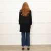 Herno Black Quilt Coat With Solid Hem And Sleeve
