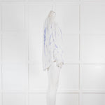 Rails White Purple Tie Dye Long Sleeve Top