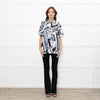 Retrofete Grey And Black With Sequin Insert Shirt