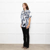 Retrofete Grey And Black With Sequin Insert Shirt