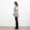Retrofete Grey And Black With Sequin Insert Shirt