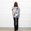 Retrofete Grey And Black With Sequin Insert Shirt