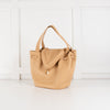 Bottega Veneta Beige Leather Beak Cross Body Bag