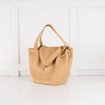 Bottega Veneta Beige Leather Beak Cross Body Bag