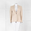 Joseph Pale Beige Single Breast Blazer