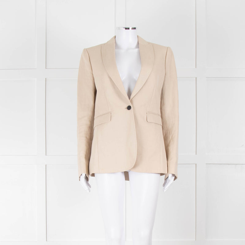 Joseph Pale Beige Single Breast Blazer