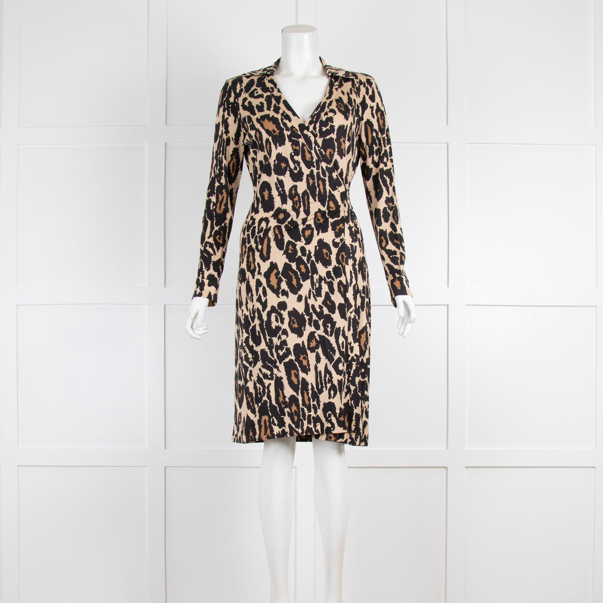 Diane Von Furstenberg Leopard Wrap Dress