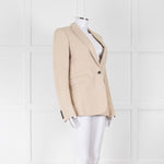 Joseph Pale Beige Single Breast Blazer