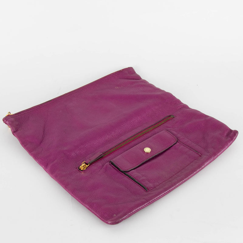 Mulberry Purple/ Pink Daria Clutch Bag