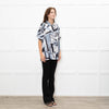 Retrofete Grey And Black With Sequin Insert Shirt
