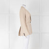 Joseph Pale Beige Single Breast Blazer
