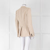 Joseph Pale Beige Single Breast Blazer