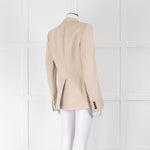 Joseph Pale Beige Single Breast Blazer