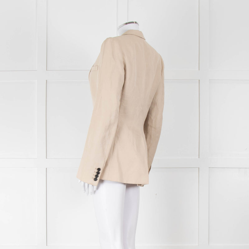 Joseph Pale Beige Single Breast Blazer