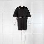 St John Couture Black Sparkle Jacket With Zip Bottom