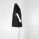 St John Couture Black Sparkle Jacket With Zip Bottom