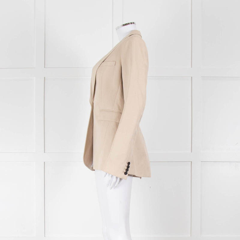 Joseph Pale Beige Single Breast Blazer
