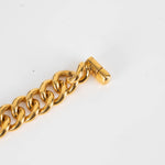 Chanel Gold Tone CC Turnlock Chunky Chain Bracelet