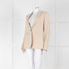 Joseph Pale Beige Single Breast Blazer
